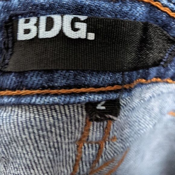 Urban Outfitters BDG Cuffed Denim Jean Shorts 2 - Picture 2 of 5